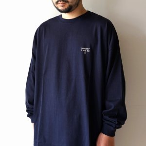 画像: 【size M のみ】 EEL Products - tasogare SUNDAY L/S TEE Navy