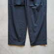 STILL BY HAND - ERASTICATED EASY SLACKS [PT03243] Chacoal