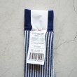 ORGANIC STRIPED FLOAT KNITTING SOCKS Navy