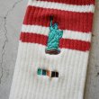 画像18: decka-Quality socks-by BRÚ NA BÓINNE - 80's SKATER SOCKS "Embroidery" (18)