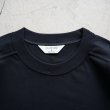 STILL BY HAND - HIGH TWIST LONG SLEEVE TEE [CS05243] Black Navy