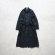 STILL BY HAND WM - SILK NEP TWILL COAT [CO02243WM] Black