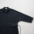 STILL BY HAND WM - SILK NEP TWILL COAT [CO02243WM] Black