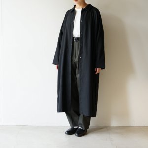 画像: 【Lady's】STILL BY HAND WM - SILK NEP TWILL COAT Black