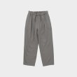 STILL BY HAND - COTTON JERSEY 1TUCK PANTS [CS01243] Greige