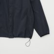 STILL BY HAND - GARMENT DYE SHIRT BLOUSON [BL01243] Black Navy