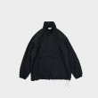 STILL BY HAND - NYLON PULLOVER JACKET [BL07243] Black