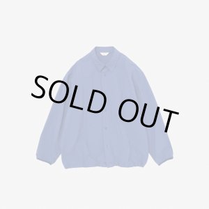 画像: STILL BY HAND - GARMENT DYE SHIRT BLOUSON Royal Blue