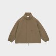 STILL BY HAND - STAND COLLAR FIELD JACKET [BL08243] Camel