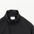 STILL BY HAND - STAND COLLAR FIELD JACKET [BL08243] Ink Black