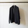 [Lady's] STILL BY HAND WM - HALF ZIP CUTSEW [CS03243WM] Black Navy