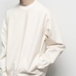 画像14: 【size 50 のみ】STILL BY HAND - MERCERISED COTTON SWEAT SHIRT Ecru (14)