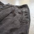 STILL BY HAND - GARMENT DYE CORDUROY PANTS [PT05243] Brown Charcoal