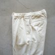 STILL BY HAND - GARMENT DYE CORDUROY PANTS [PT05243] Off White