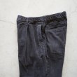 STILL BY HAND - GARMENT DYE CORDUROY PANTS [PT05243] Brown Charcoal