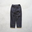 STILL BY HAND - GARMENT DYE CORDUROY PANTS [PT05243] Brown Charcoal