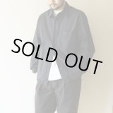 画像: STILL BY HAND - GARMENT DYE SHIRT BLOUSON Black Navy