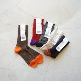 画像: SHOWATABE - WASHABLE WOOL RIBBED SOCKS