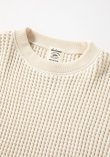 JACKMAN - WAFFLE CREWNECK [JM7479] Ivory