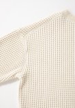 JACKMAN - WAFFLE CREWNECK [JM7479] Ivory