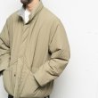 STILL BY HAND - ROUND PUFFY BLOUSON [BL03243] Khaki Beige