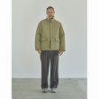 STILL BY HAND - ROUND PUFFY BLOUSON [BL03243] Khaki Beige