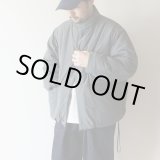 画像: 【size 46のみ】 STILL BY HAND - ROUND PUFFY BLOUSON Slate Grey