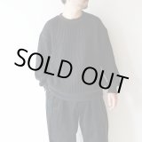 画像: ●30%OFF● [size Lのみ] JACKMAN - WAFFLE CREWNECK Black