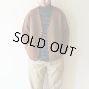 画像: 【size M のみ】EEL Products - NORDIC CARDIGAN Brown