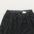 STILL BY HAND - CORDUROY EASY PANTS [PT05244] Blue Charcoal