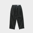 STILL BY HAND - CORDUROY EASY PANTS [PT05244] Blue Charcoal