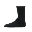 SHOWATABE - WASHABLE WOOL PILE SOCKS [SW-03] Black