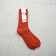 SHOWATABE - WASHABLE WOOL PILE SOCKS [SW-03] Orange