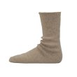 SHOWATABE - WASHABLE WOOL PILE SOCKS [SW-03] Beige