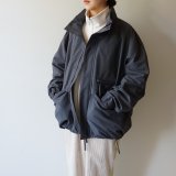 画像: STILL BY HAND - STAND COLLAR FIELD JACKET Blue Grey