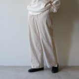 画像: [Lady's] STILL BY HAND WM - CORDUROY PANTS Ecru