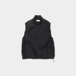 STILL BY HAND - PADDED PULLOVER VEST [VE01244] Black