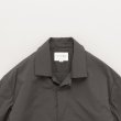 STILL BY HAND - PADDED SHIRT BLOUSON [BL01244] Charcoal Brown