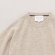 STILL BY HAND - SILK MIXED CREWNECK SWEATER [KN01244] Beige