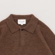 STILL BY HAND - POLO SWEATER [KN04244] Orange