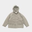 STILL BY HAND - HOODED PUFFY BLOUSON [BL02244] Sand Beige