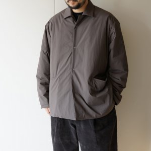 画像: STILL BY HAND - PADDED SHIRT BLOUSON Charcoal Brown