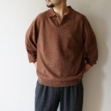 画像: STILL BY HAND - POLO SWEATER Orange