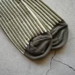 SHOWATABE ORGANIC - ORGANIC STRIPED FLOAT KNITTING SOCKS Olive