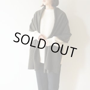 画像: [UNISEX] STILL BY HAND - CASHMERE MIX STOLE Olive