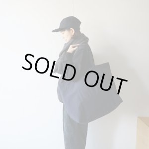 画像: [UNISEX] STILL BY HAND - DRAWSTRING TOTE BAG Navy