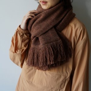 画像: STILL BY HAND - WOOL STOLE Orange