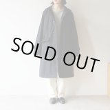 画像: [UNISEX] (size 46 のみ)STILL BY HAND -  HOODED COAT WITH LINER Black