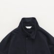 STILL BY HAND - STAND COLLAR SWEAT SHIRTS [CS01244] Dark Navy