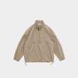 STILL BY HAND - STAND COLLAR ANORAK [BL03244] Beige